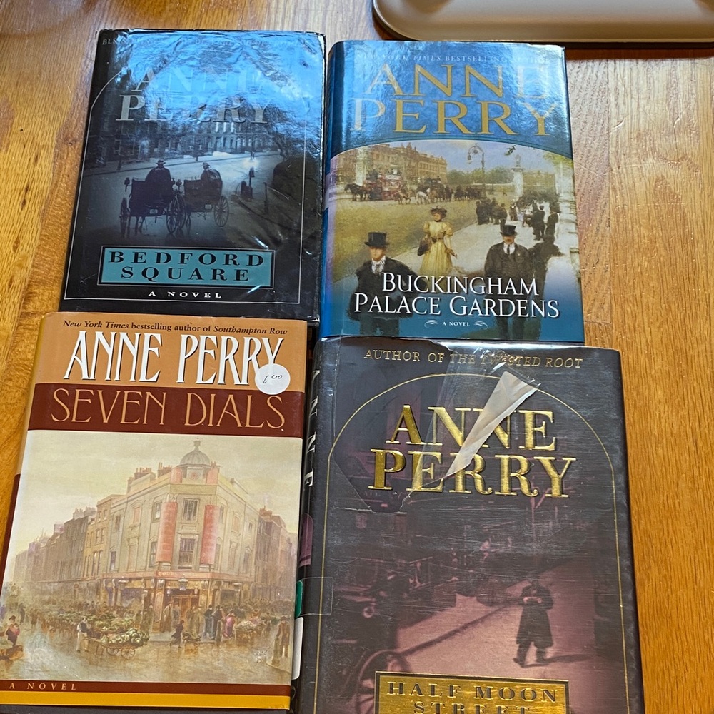 Anne Perry Hardcover Novel Set
